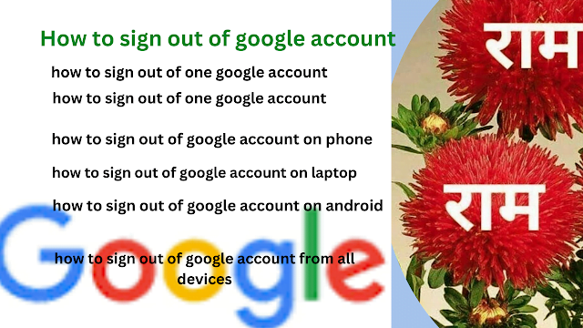 How To Sign Out of Google Account