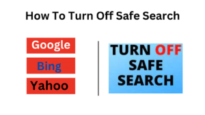 Turning off Safe Search on device