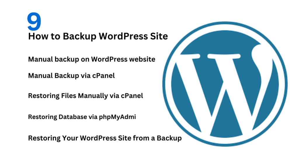 how to backup wordpress website