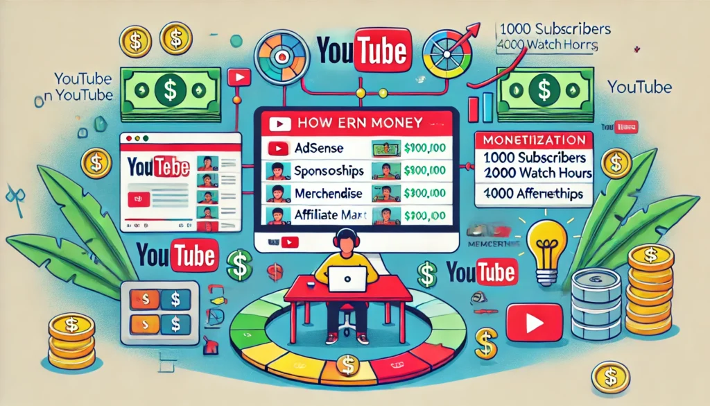 Read more about the article how to earn money from youtube