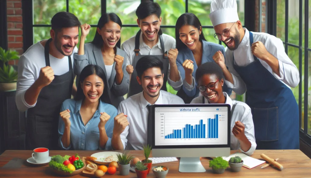 a group of people in front of a computer