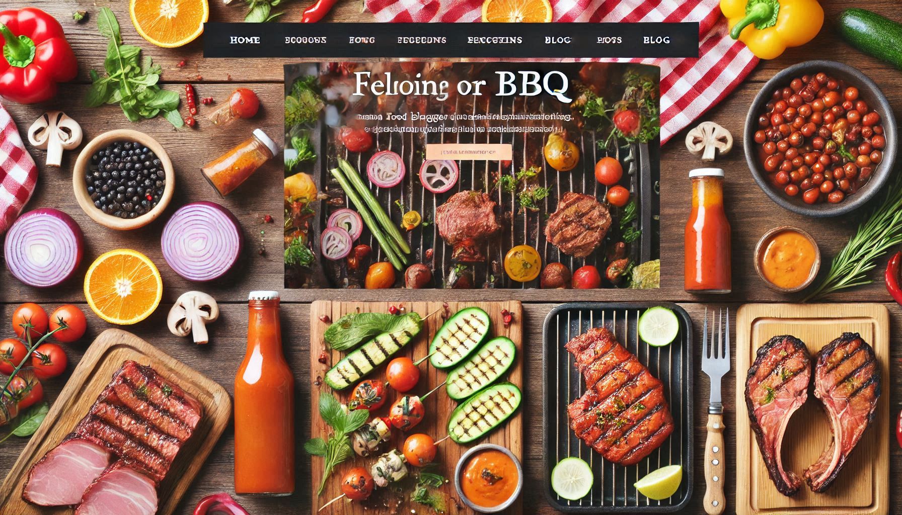 Best BBQ themes for Blogger sites