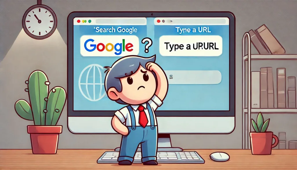 what is Search Google or type a URL