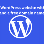 free WordPress website with SSL and a free domain name