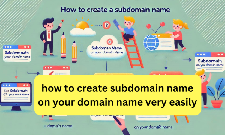 how to create subdomain name on your domain name very easily-9