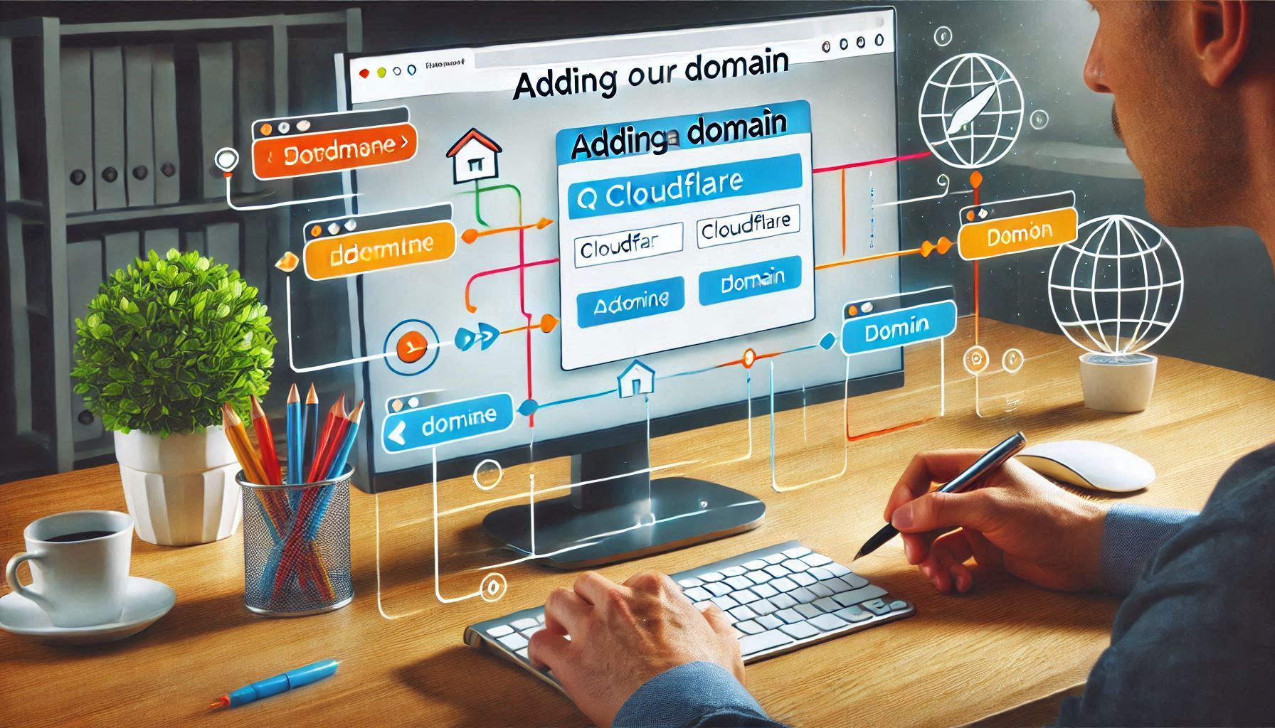 How to add domain to Cloudflare