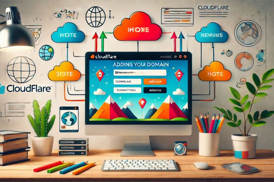 How to add domain to Cloudflare