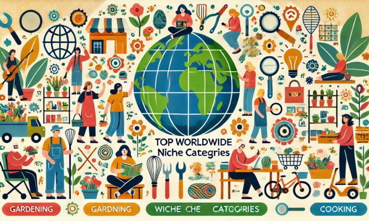 Top worldwide niche categories