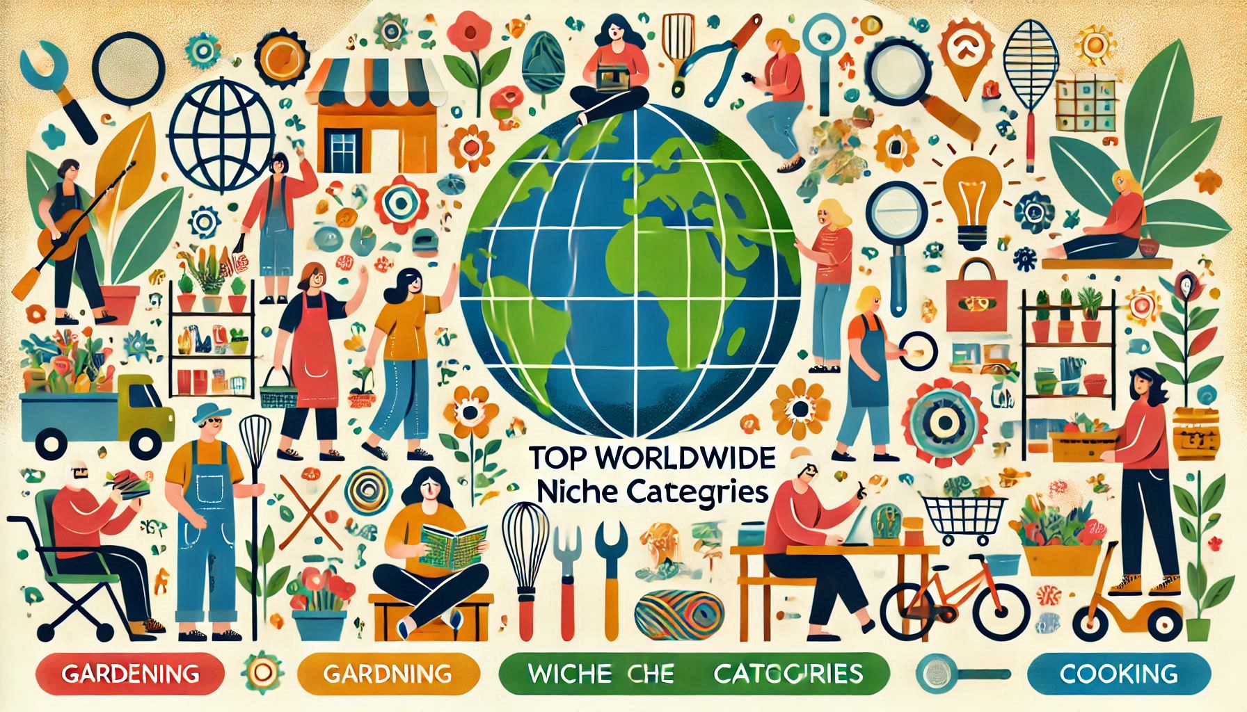 Top worldwide niche categories