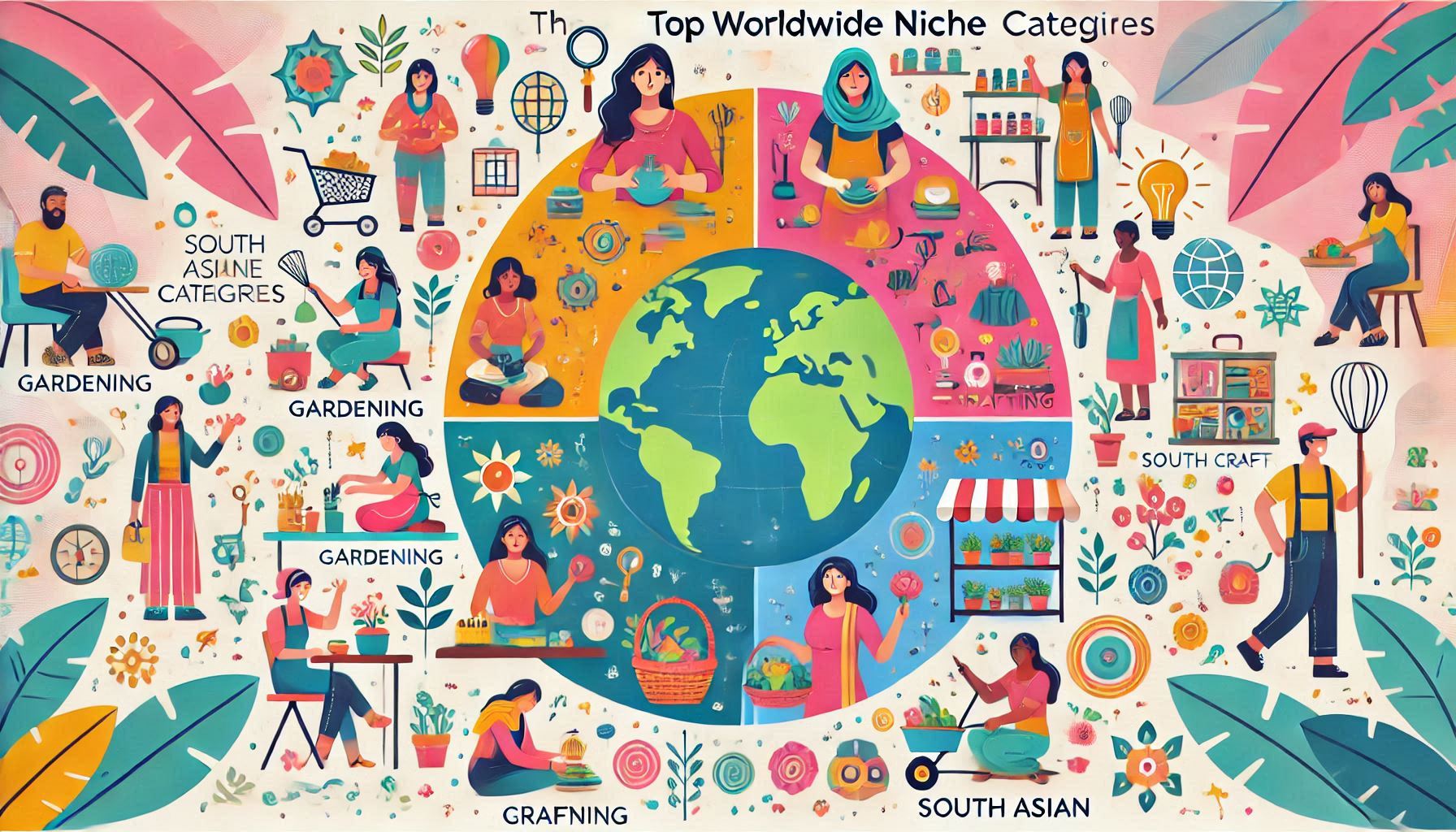 Top worldwide niche categories