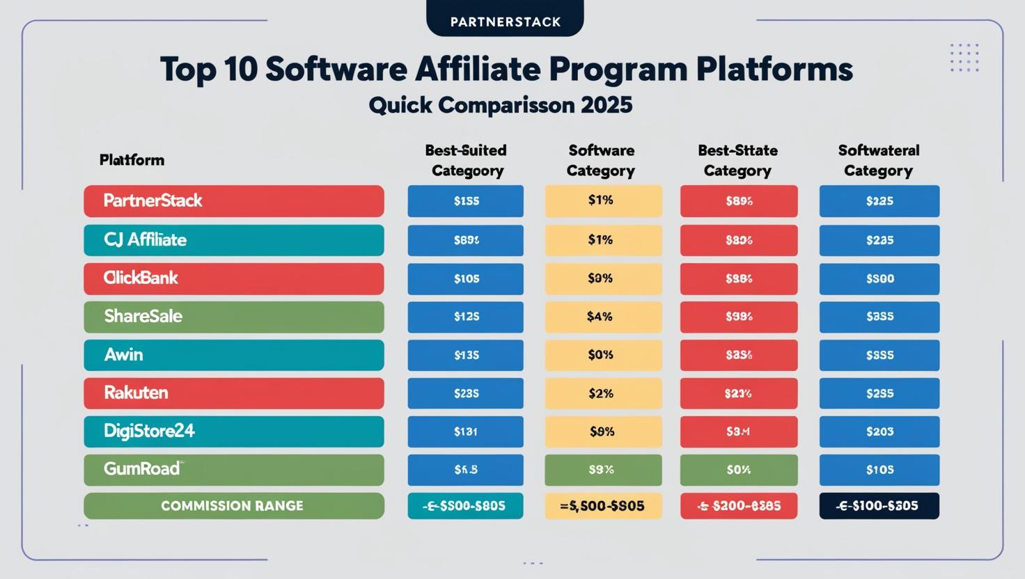 Top 10 Software Affiliate Program Platforms in 2025