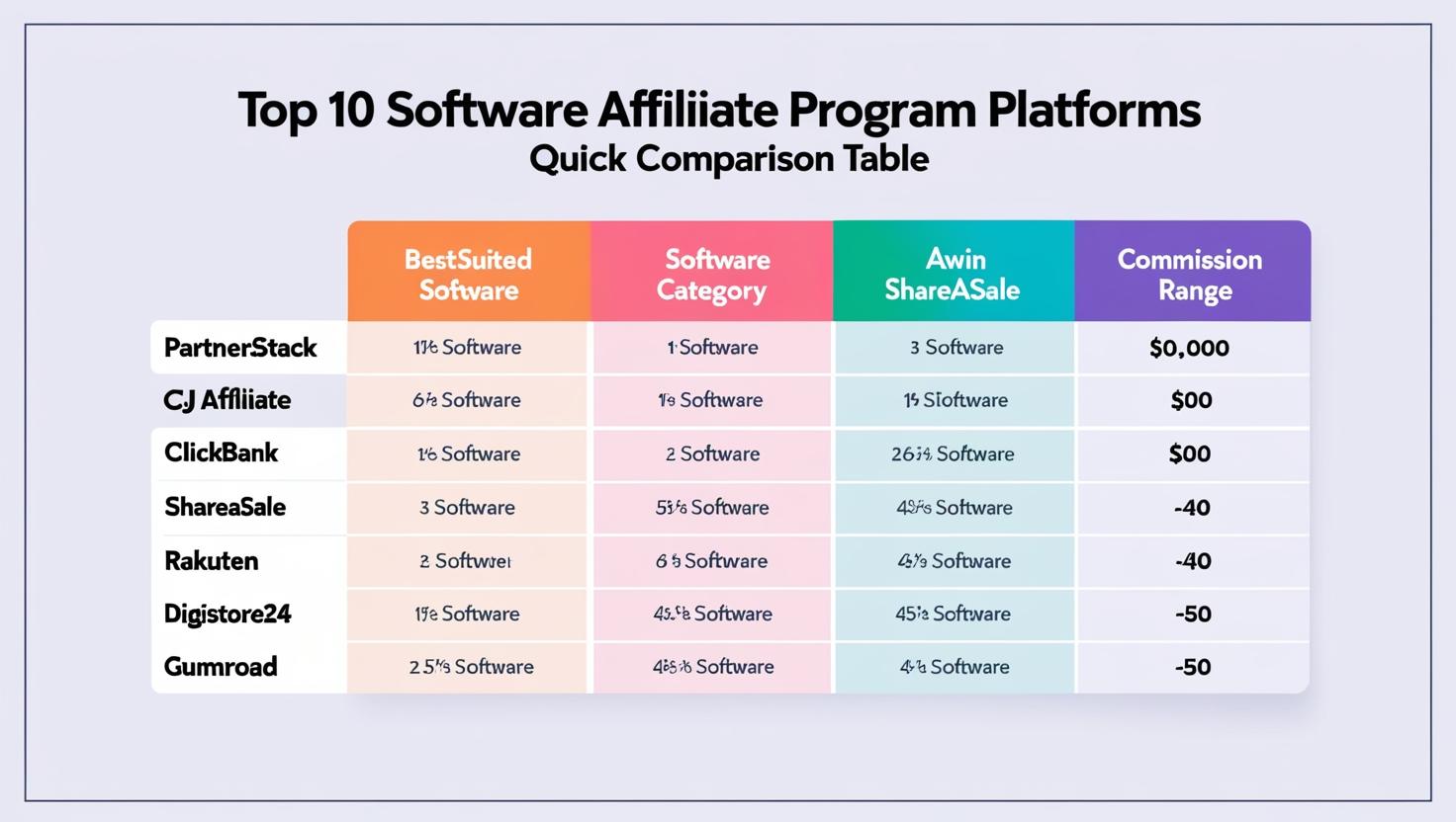 Top 10 Software Affiliate Program Platforms in 2025