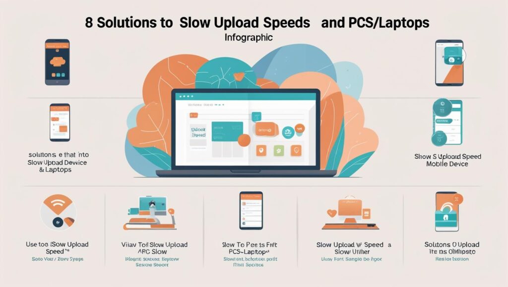 Best 8 way fix slow upload speed on both mobile and PC/laptop