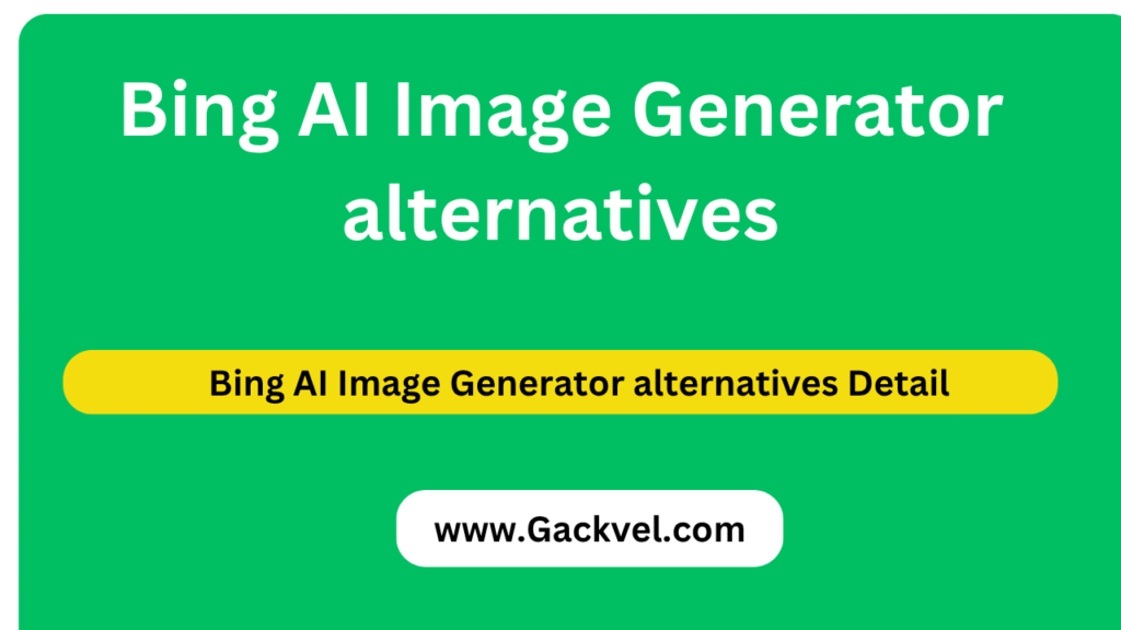 Bing AI Image Generator alternatives