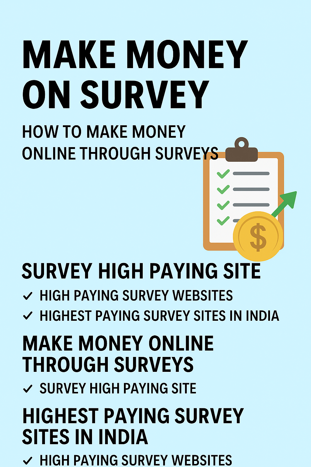 make money on survey