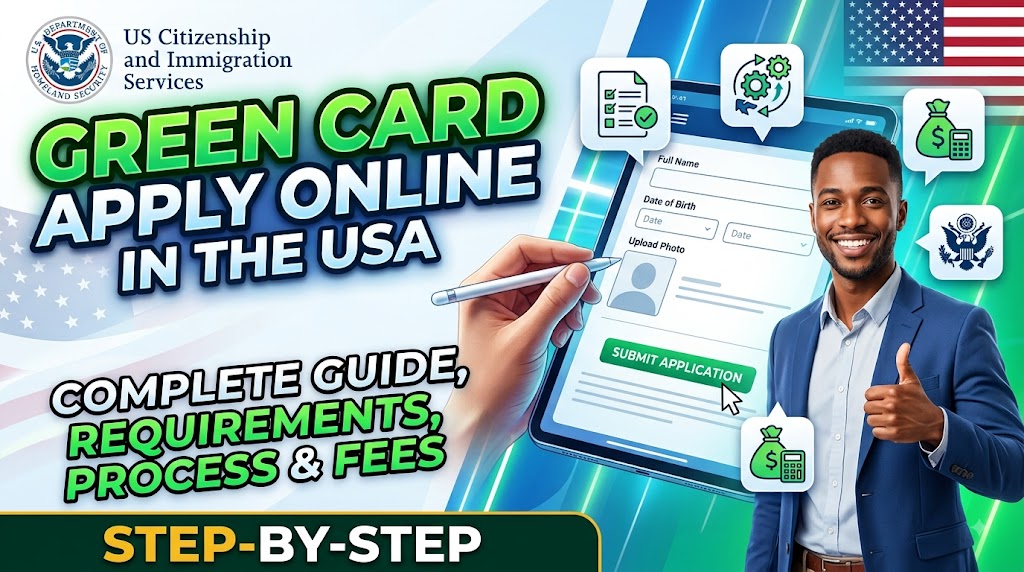 How to green card apply online in the USA in 2026: Complete Guide, Requirements, Process and Fees