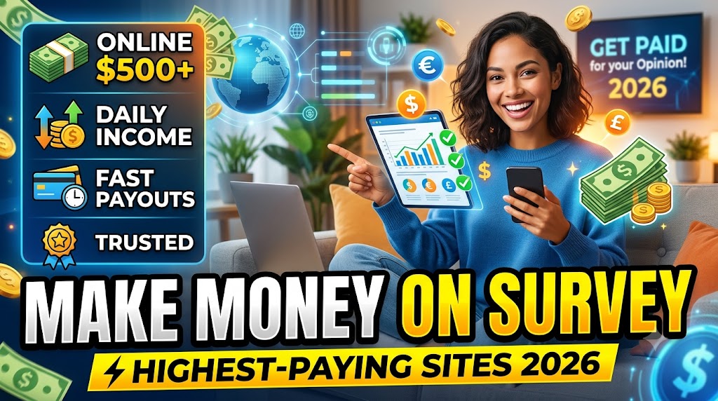 make money on survey | Make Money online high-paying survey websites 2026